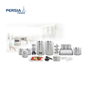 سرویس آشپزخانه 28 پارچه استیل مدل PR-9009